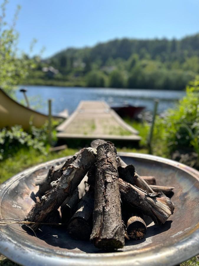 Glamping On Idyllic Lake, Paddle Boards & Rowboat Porsgrunn Exteriér fotografie