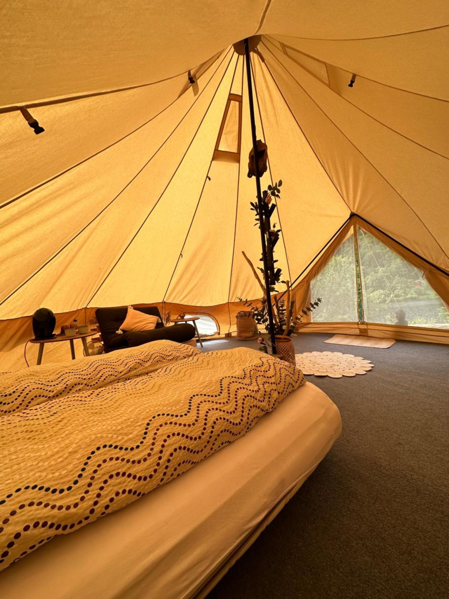 Glamping On Idyllic Lake, Paddle Boards & Rowboat Porsgrunn Exteriér fotografie