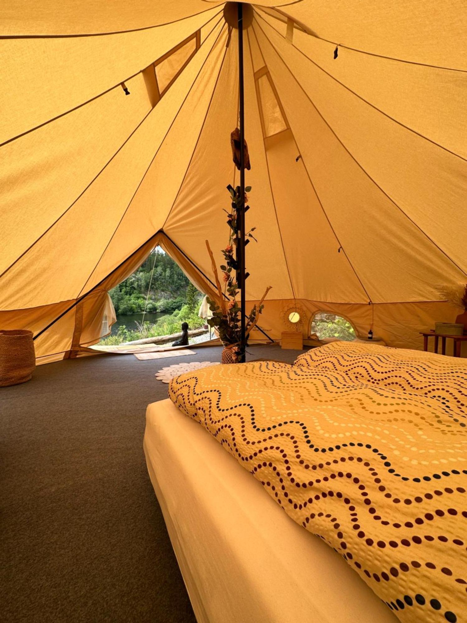 Glamping On Idyllic Lake, Paddle Boards & Rowboat Porsgrunn Exteriér fotografie